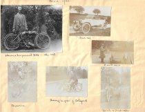 Antique car and motorcycles